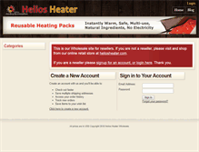 Tablet Screenshot of heliosheater.net